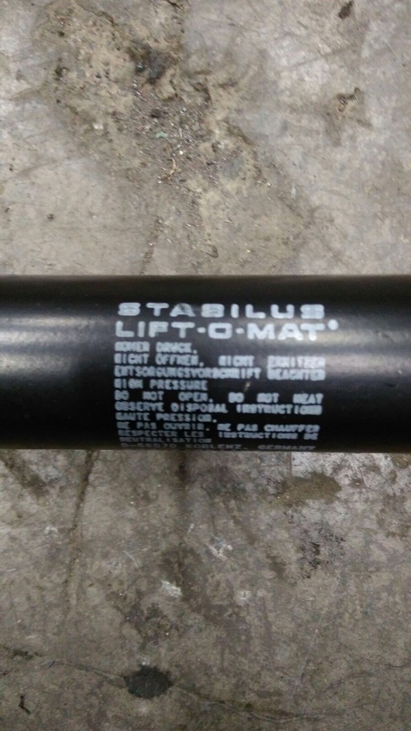 3298RQ / 350N Gas Spring (LIFT-O-MAT) Stabilus