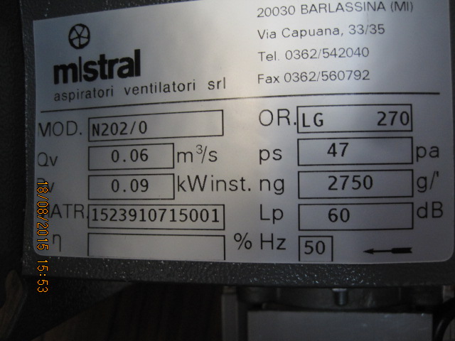 MOD. N 202 B5 CM with