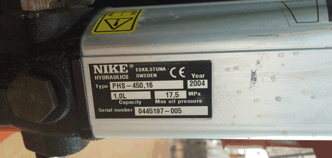 Ventas de Nike Hydraulics Rehobot PHS-450.16- by en ESTADOS UNIDOS.